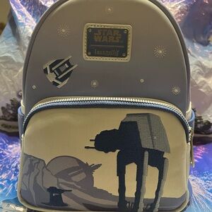 Disney Parks Loungefly Star Wars Hoth Echo Base AT-AT Mini Backpack